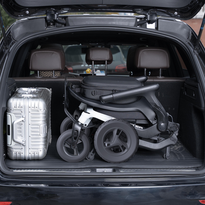 electric lightweight folding wheelchair