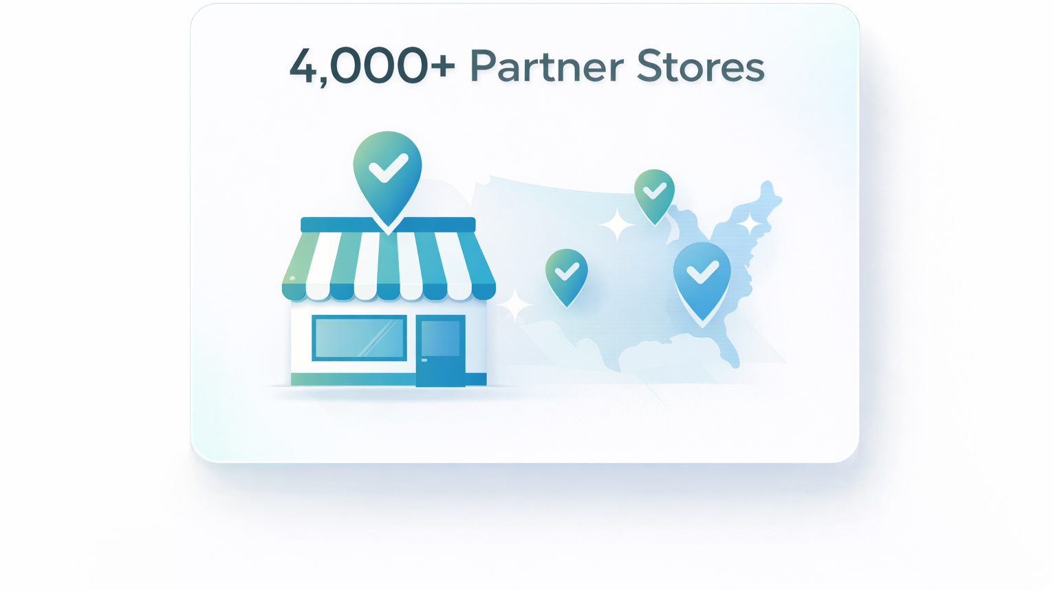 4,000+ Stores